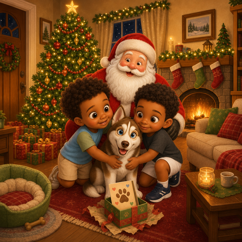 Laika, Nico, and Laden’s Christmas Surprise