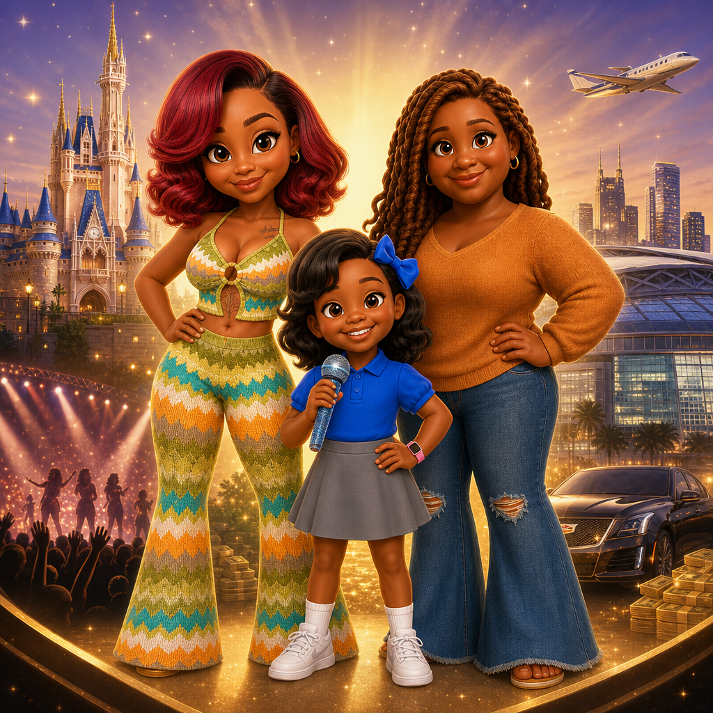 Trinity, Granny, and Auntie Whitney Shine