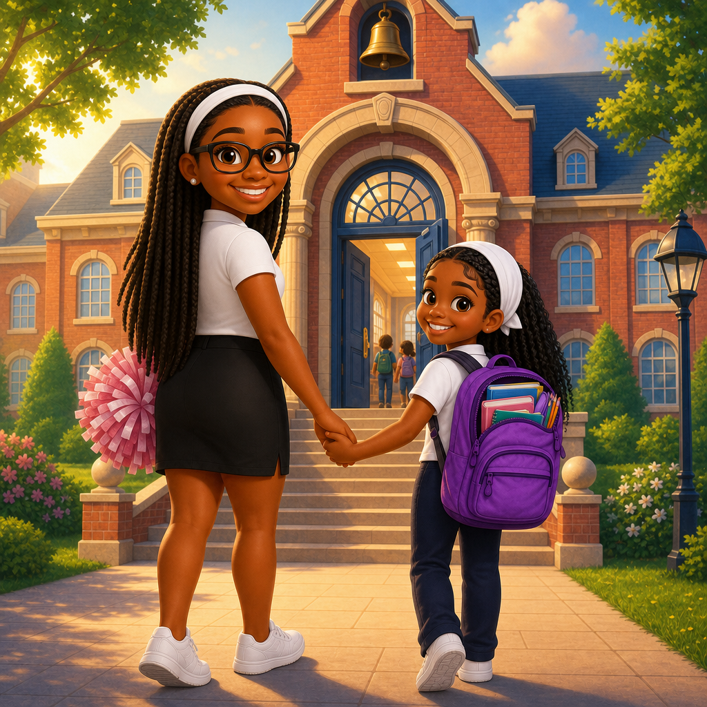 Elise and Khloe’s First Day Fun