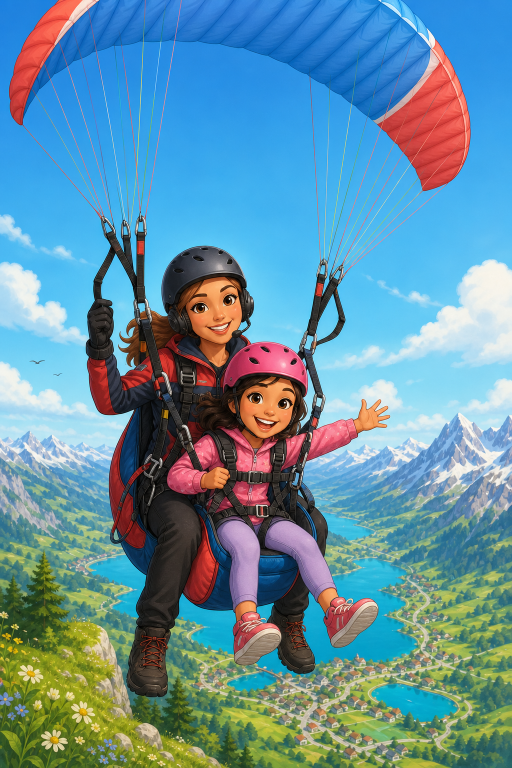 Saanvi’s First Flight: Brave in Switzerland