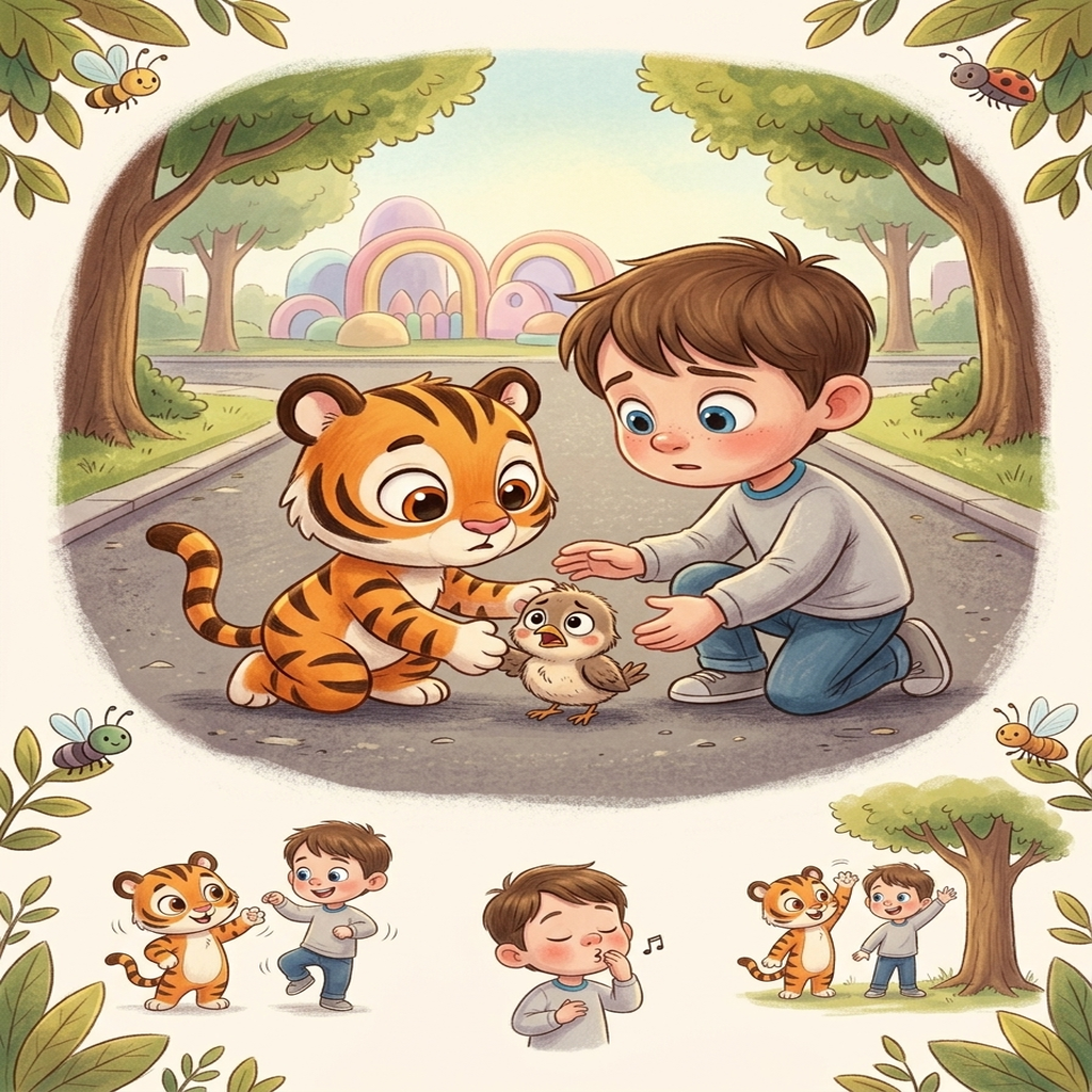 Zippy and Elijah Help a Tiny Bird