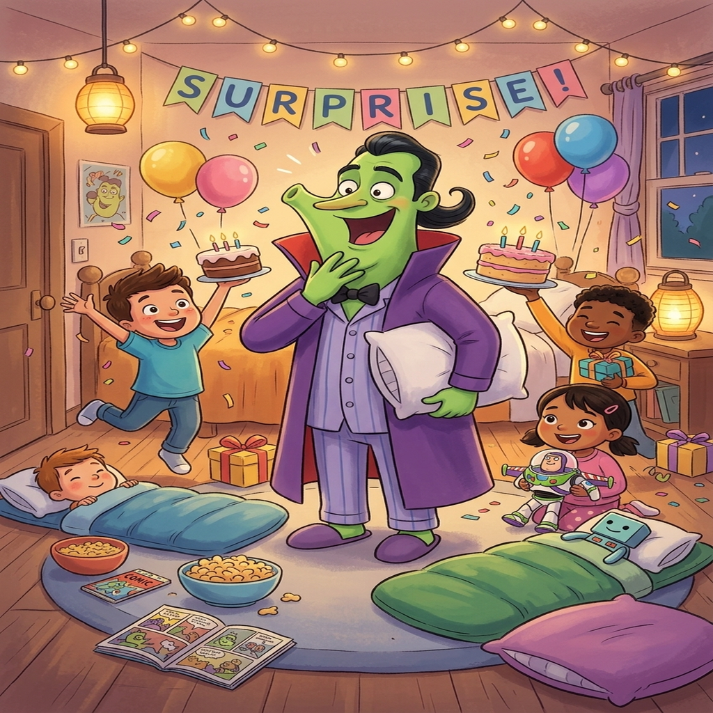 The Hacker’s Sleepover Surprise Party