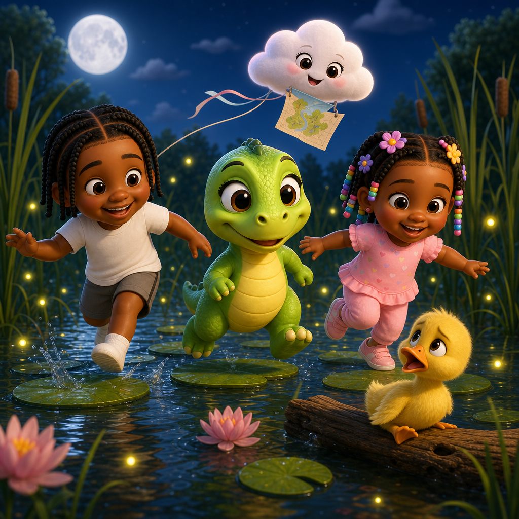 The Moonlight Marsh Rescue — scene from the story