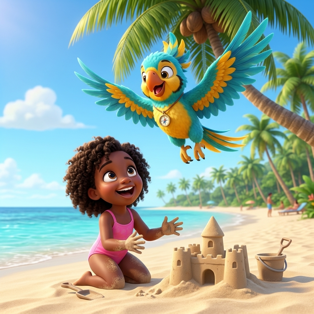 Alex Flies Down to Say Hello — scene from the story