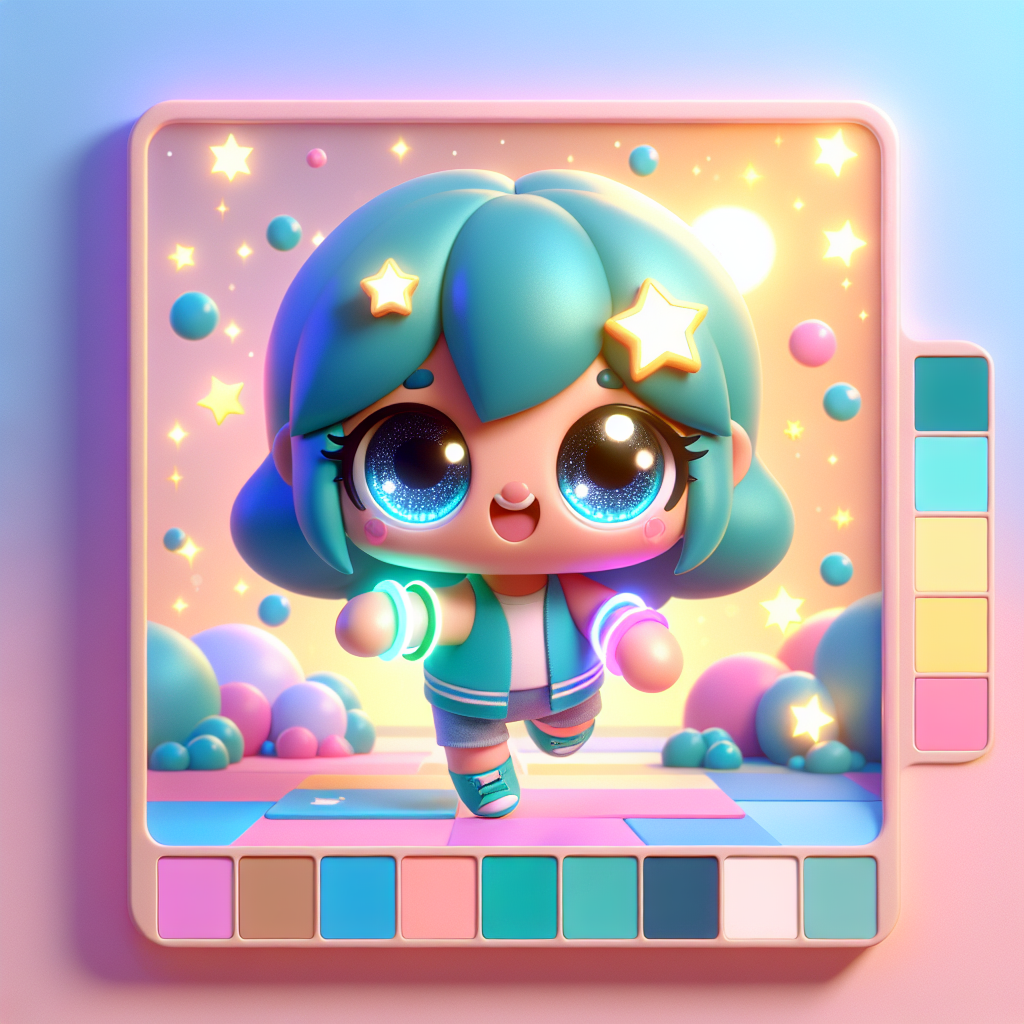 Elise's Sparkly Playground Adventure — scene from the story