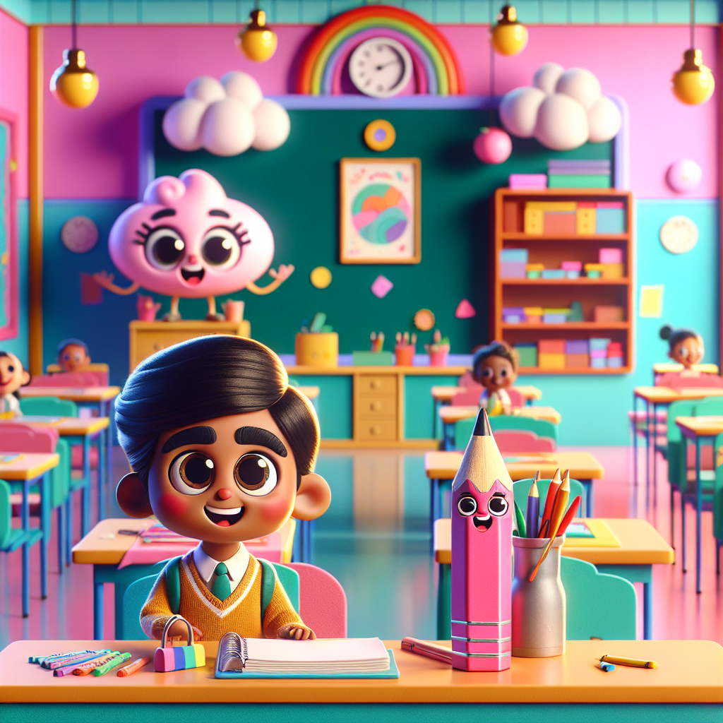 Nila's Magical Pencil — scene from the story
