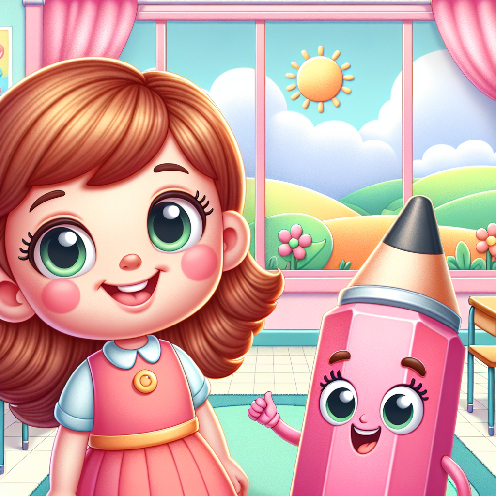 Magic Pencil and Meena's School Adventure — scene from the story