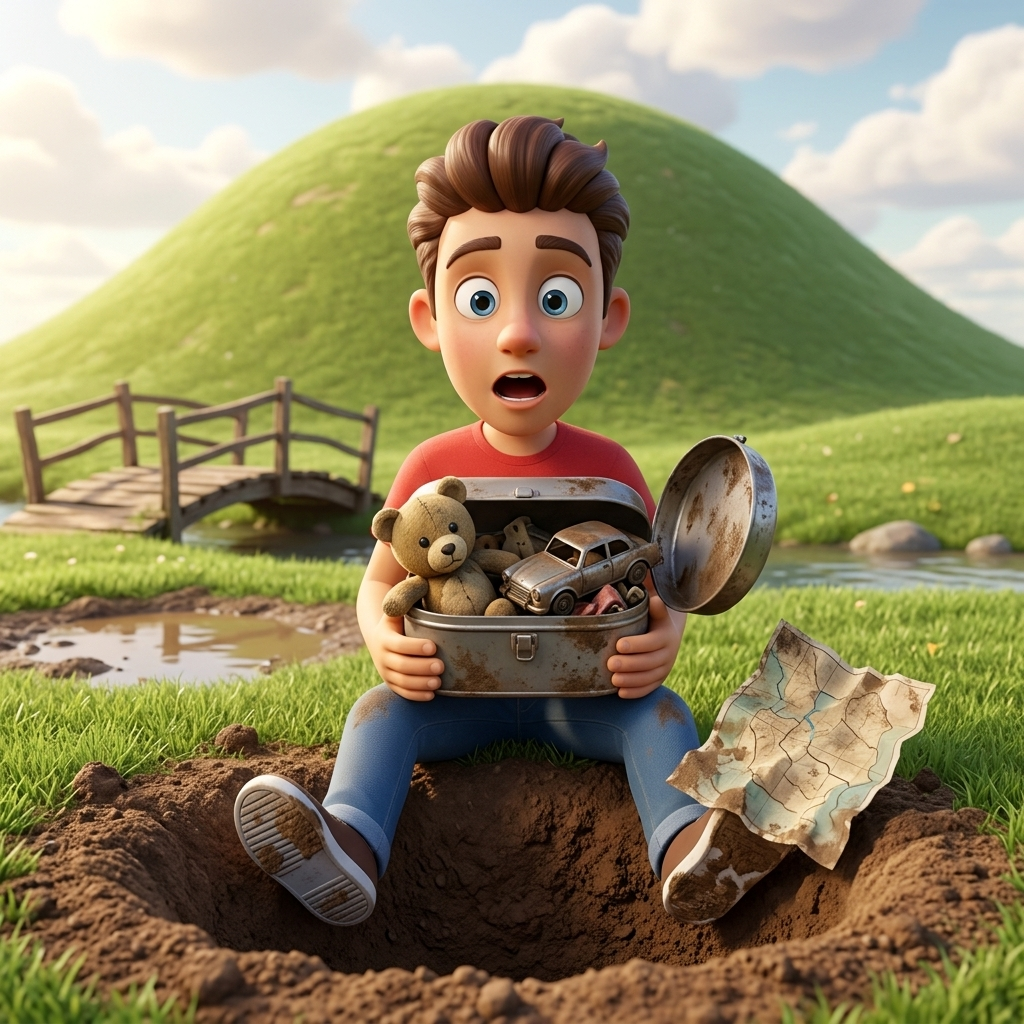 Robo's Big Treasure Hunt — scene from the story