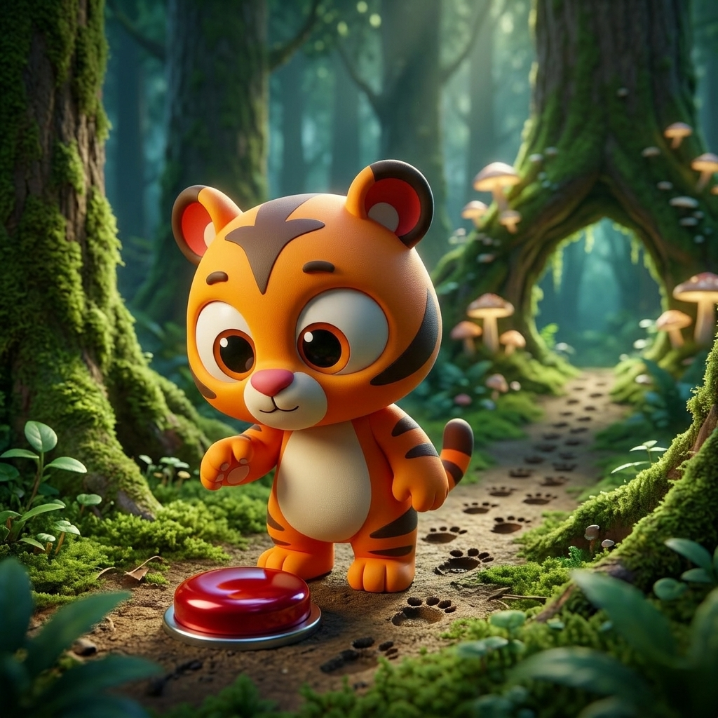 Zippy's Button Trail — scene from the story