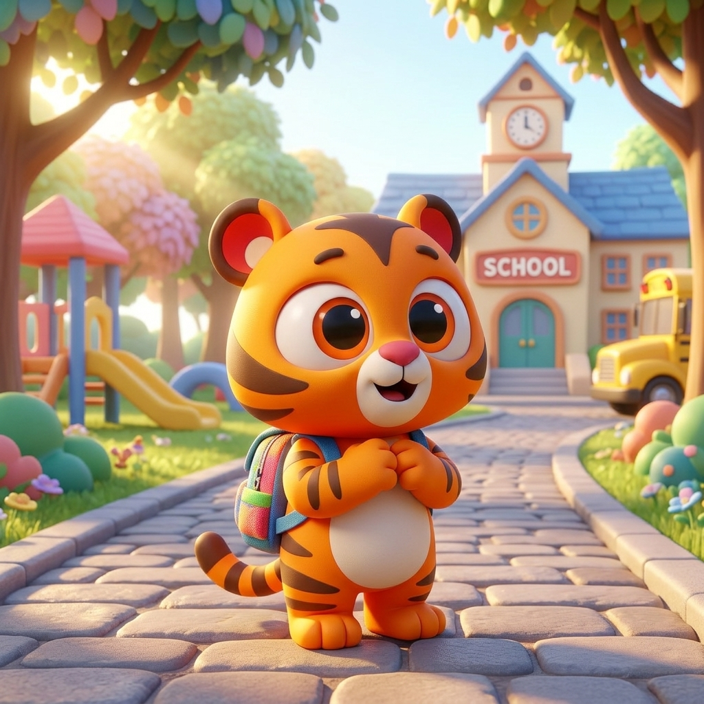 Zippy's Big School Day — scene from the story