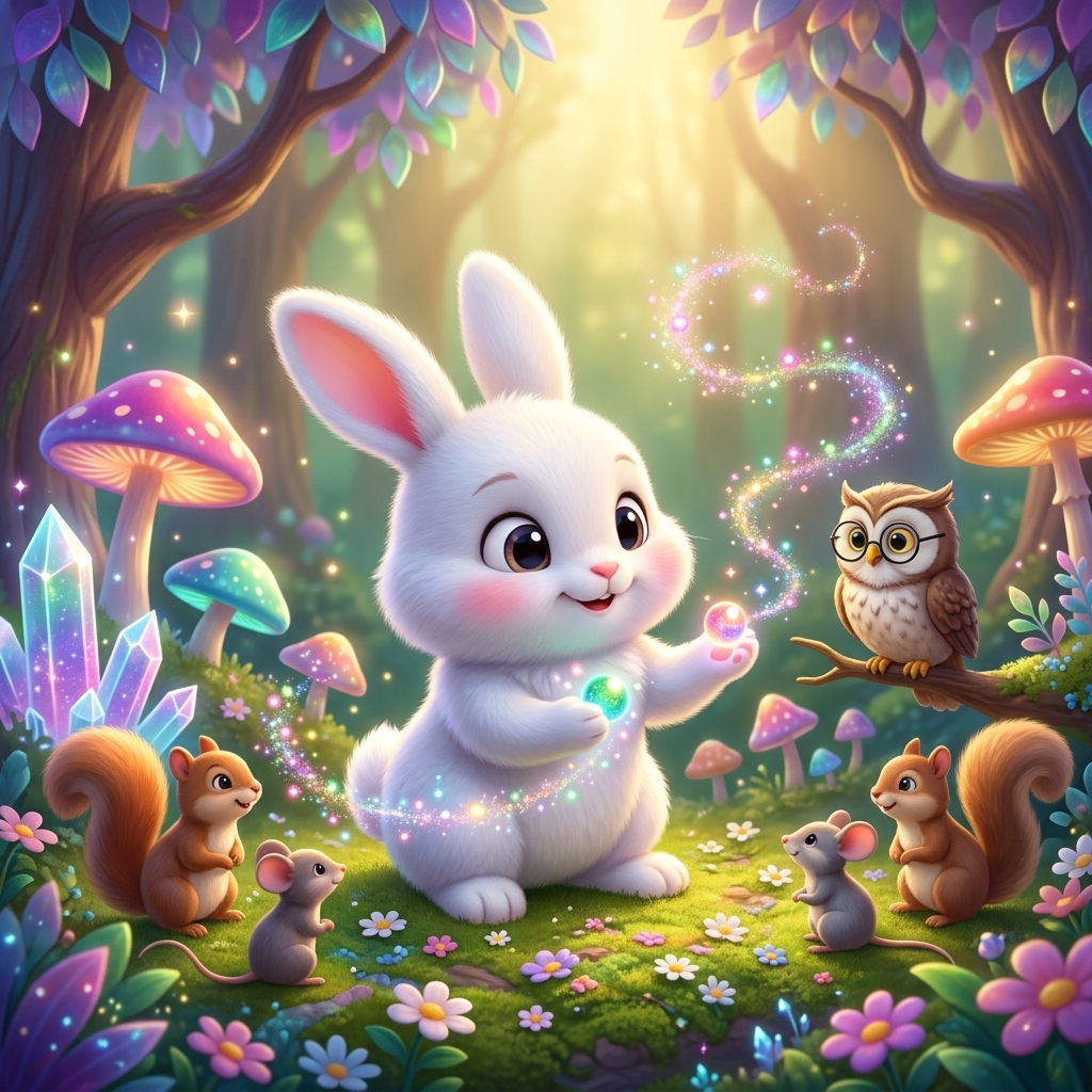 Hapy's Colorful Magic Adventure — scene from the story