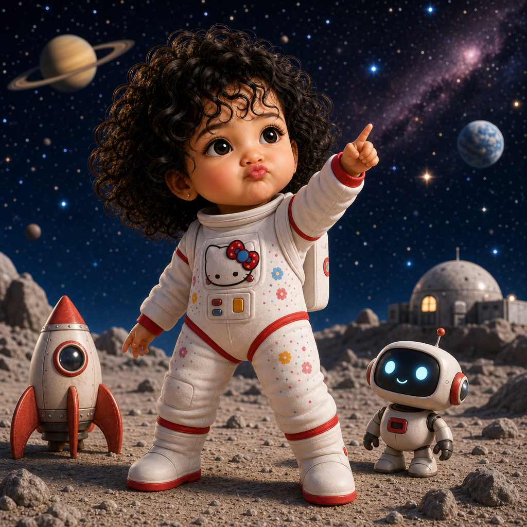 Arnie’s Starry Space Quest — scene from the story