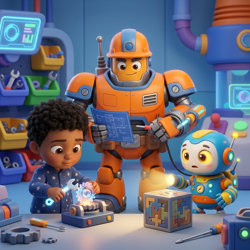 Bolt's Big Gear Hunt — scene from the story