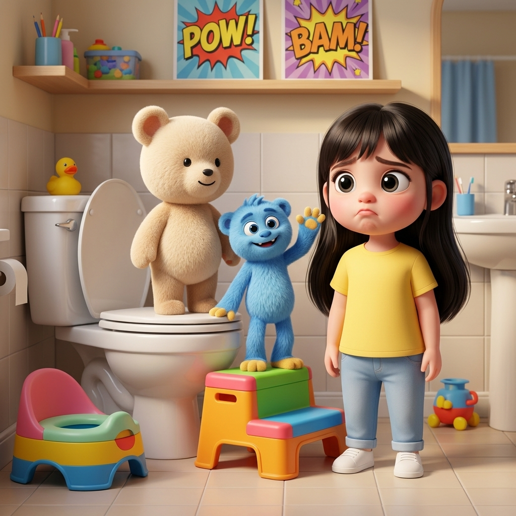 Lila's Big Potty Day — scene from the story