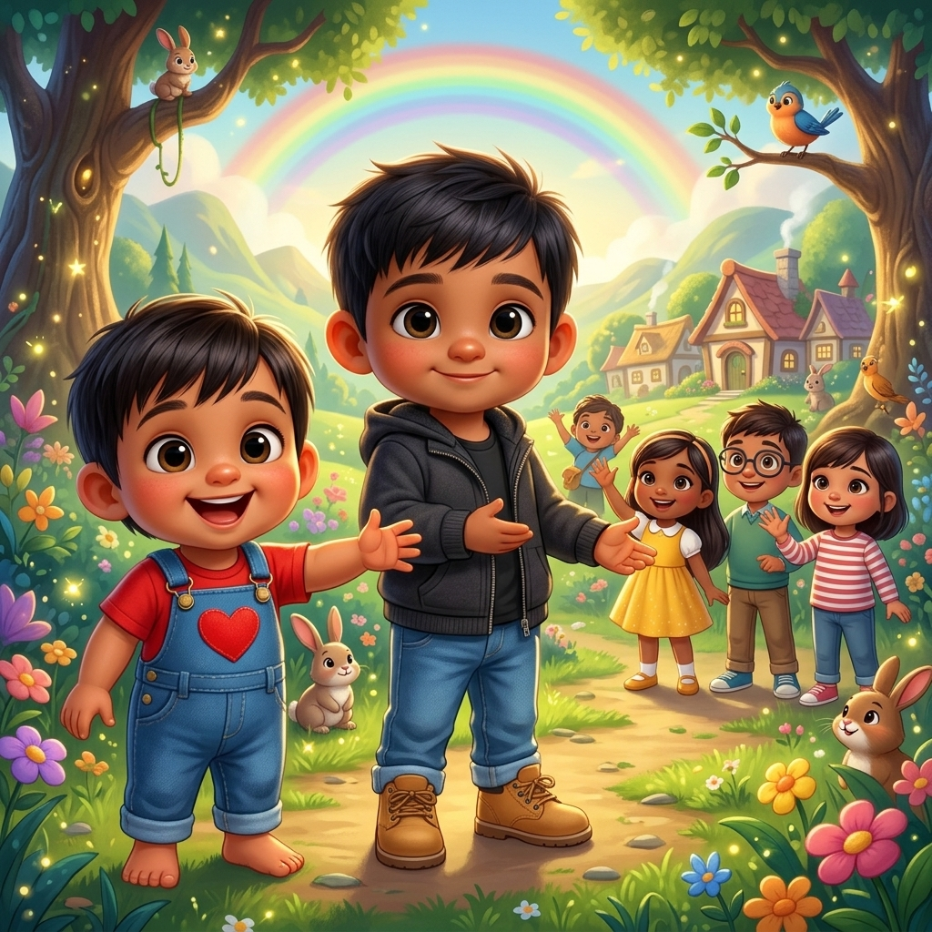 Tajveer Welcomes Everyone — scene from the story