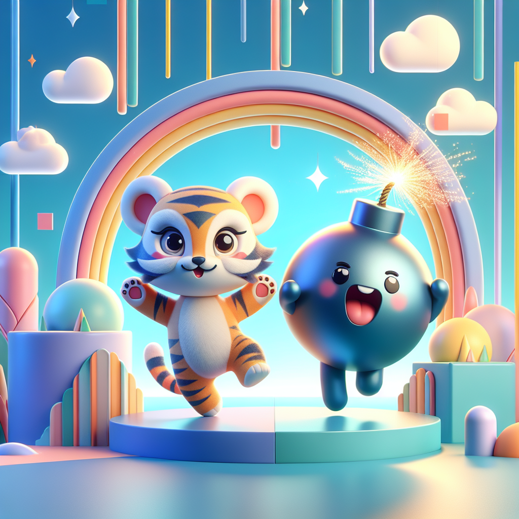 Zippy and Bomb's Mystery Adventures — scene from the story