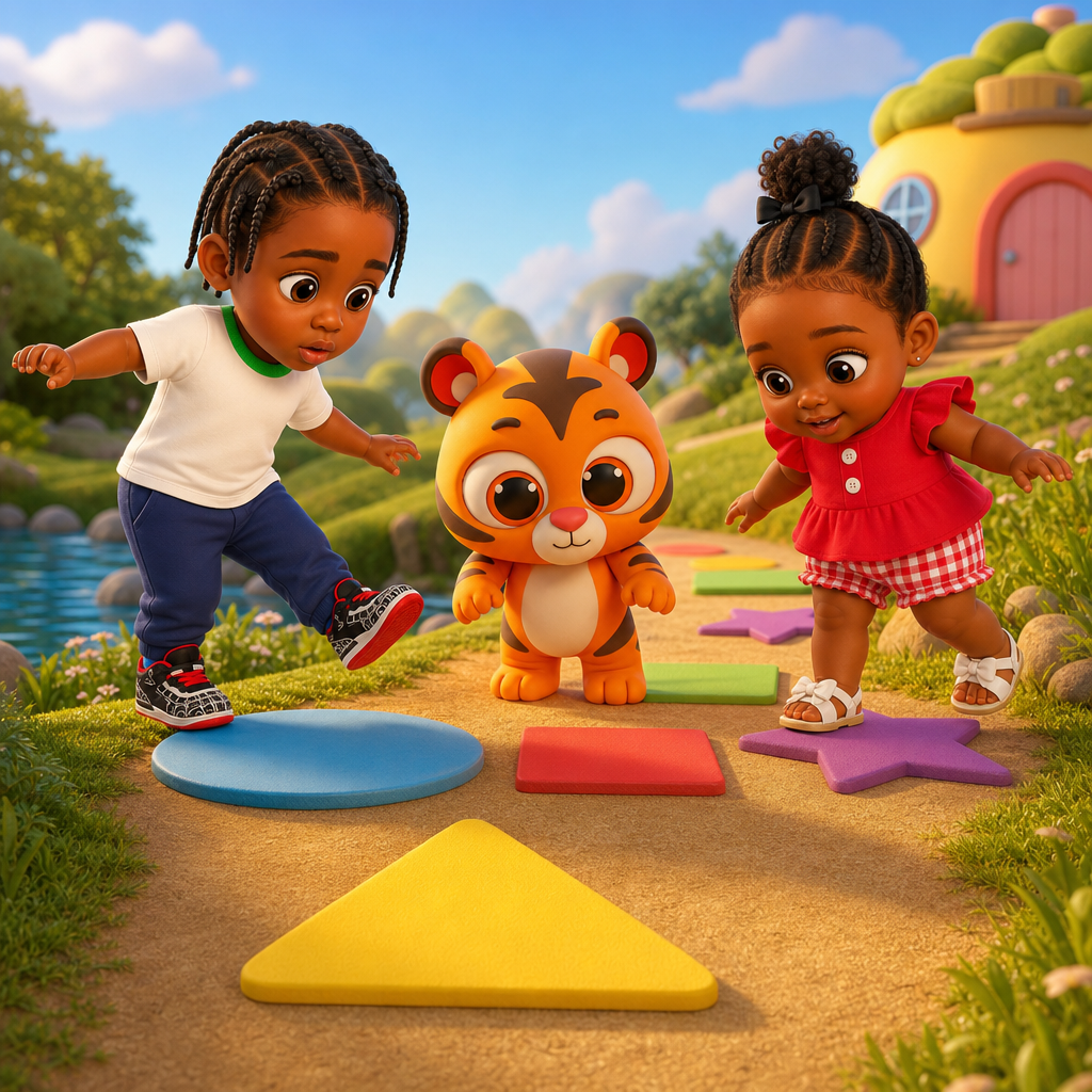 Zippy's Shape Trail Home — scene from the story
