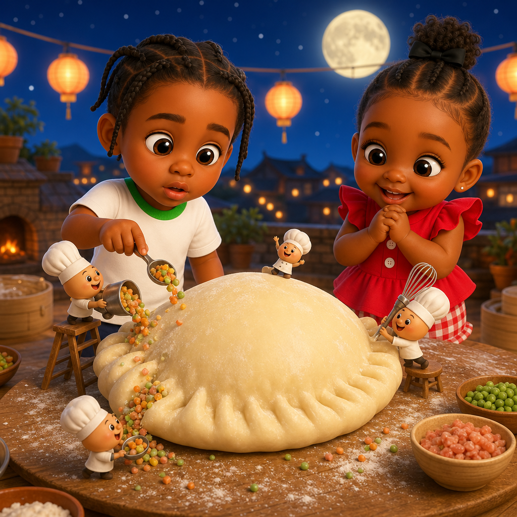 Kori’s Moon Dumpling Surprise — scene from the story