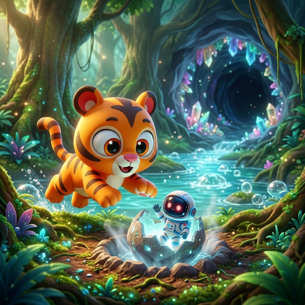 Zippy Finds A Star Friend — scene from the story