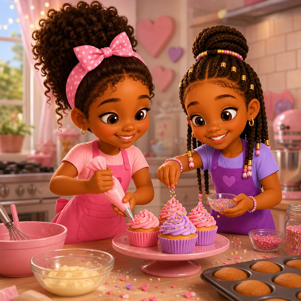 Besties Bake a Dream — scene from the story