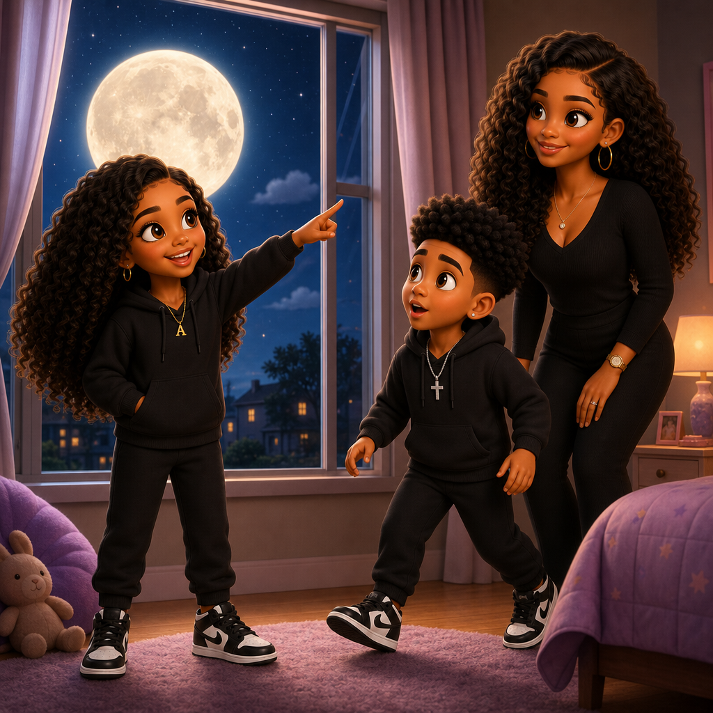 Moonlight Picnic Magic — scene from the story