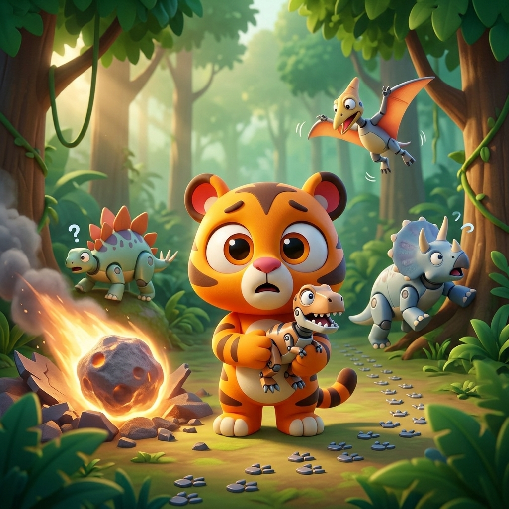 Zippy's Robo-Dino Rescue — scene from the story