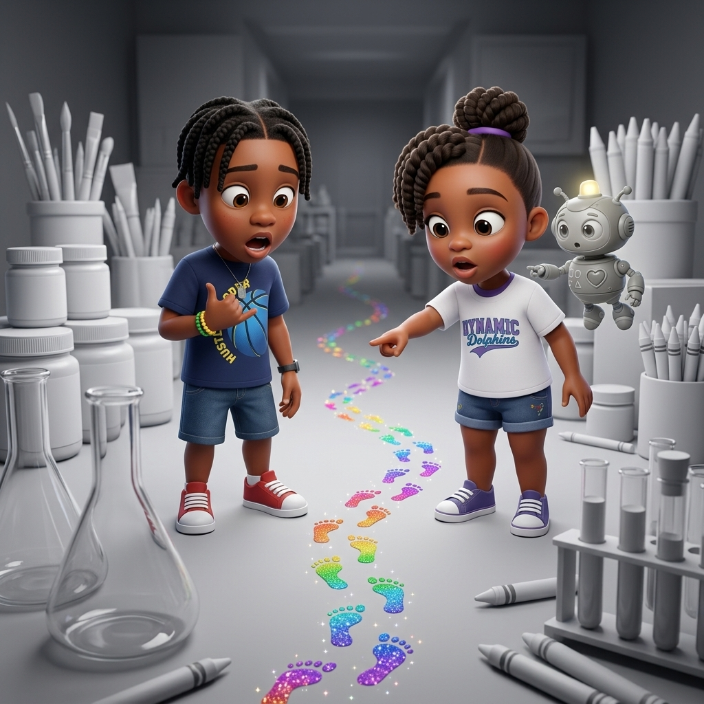 Colors Come Back! — scene from the story