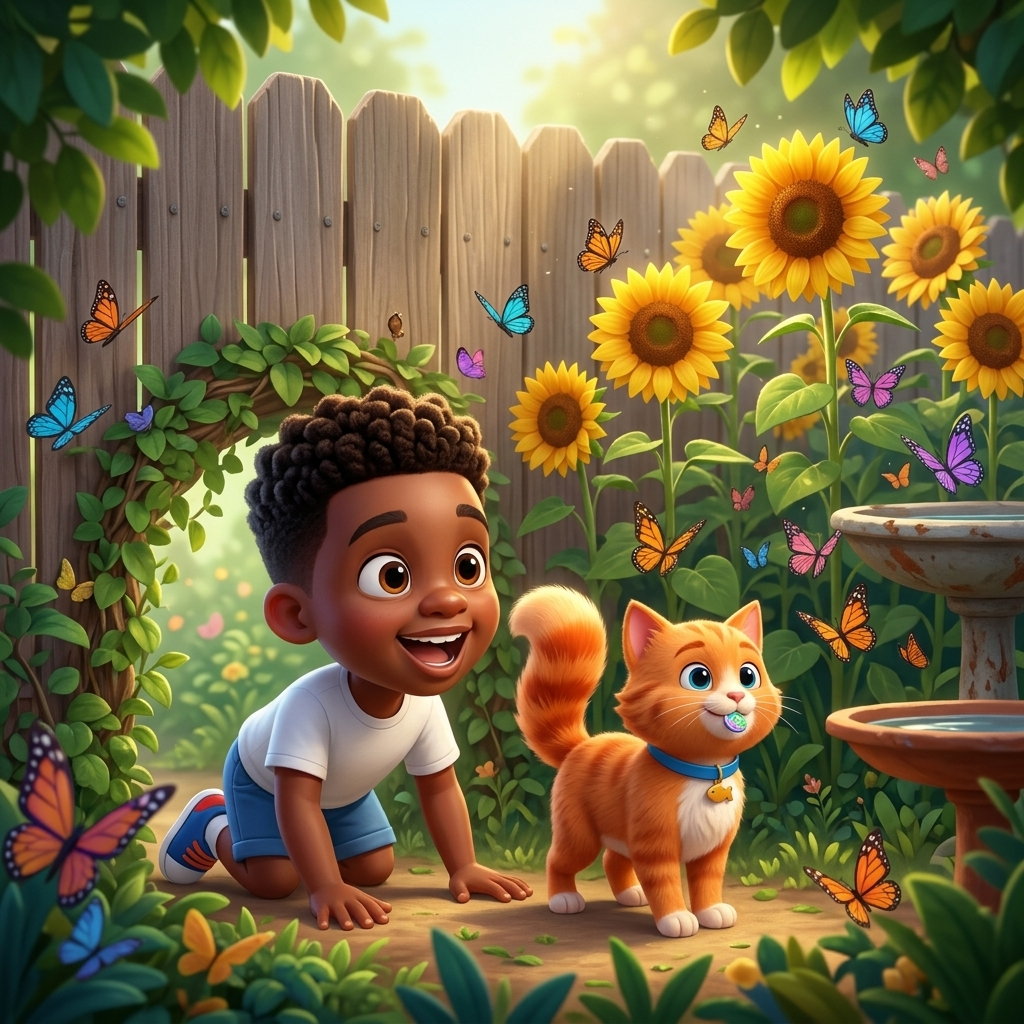 Kisa's Secret Garden Treasure — scene from the story