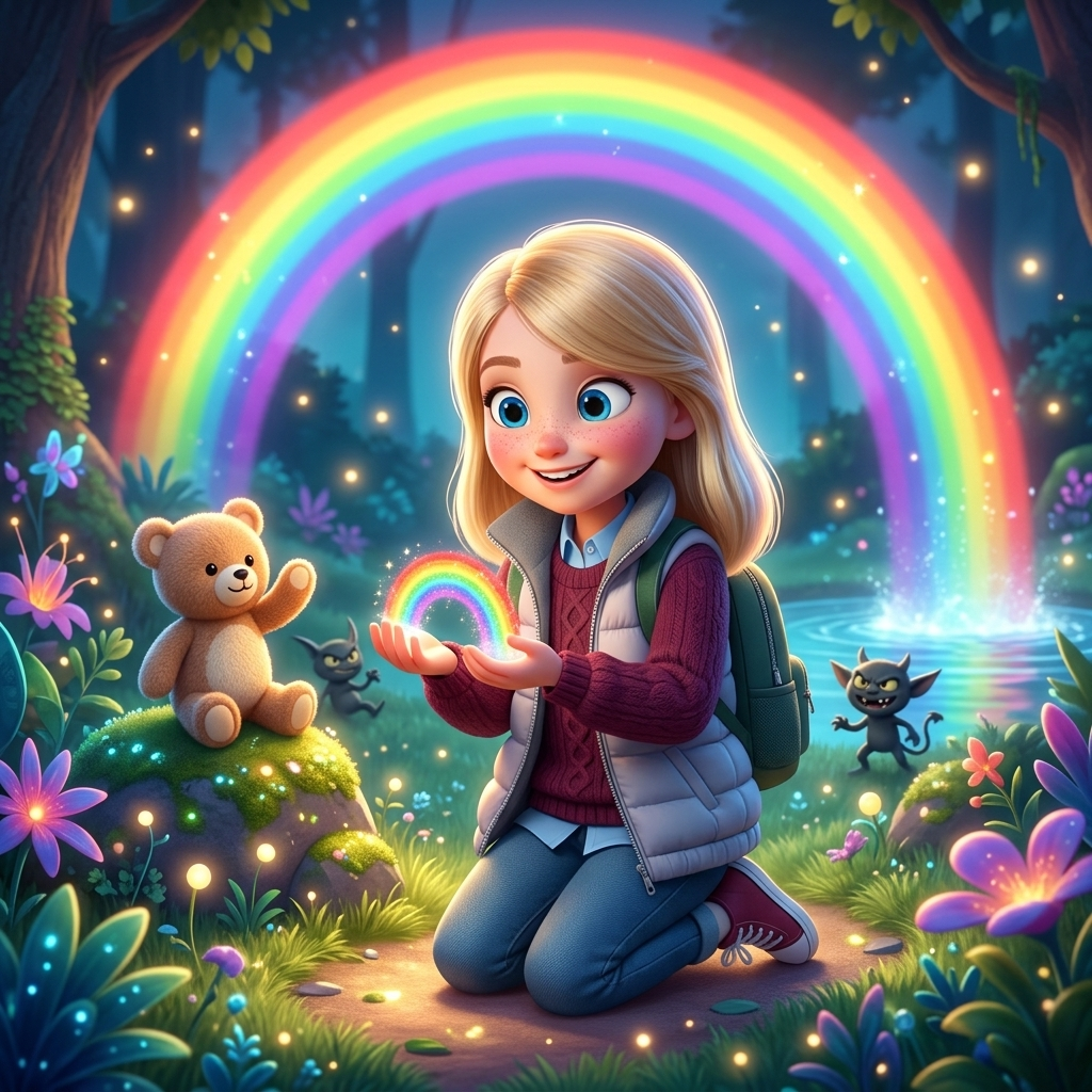 Luna's Rainbow Rescue Mission — scene from the story