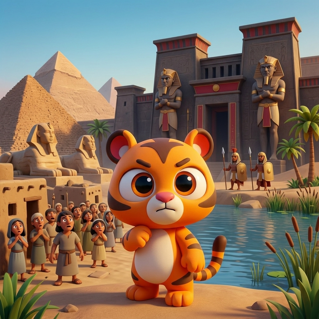 Zippy's Egypt Adventure — scene from the story