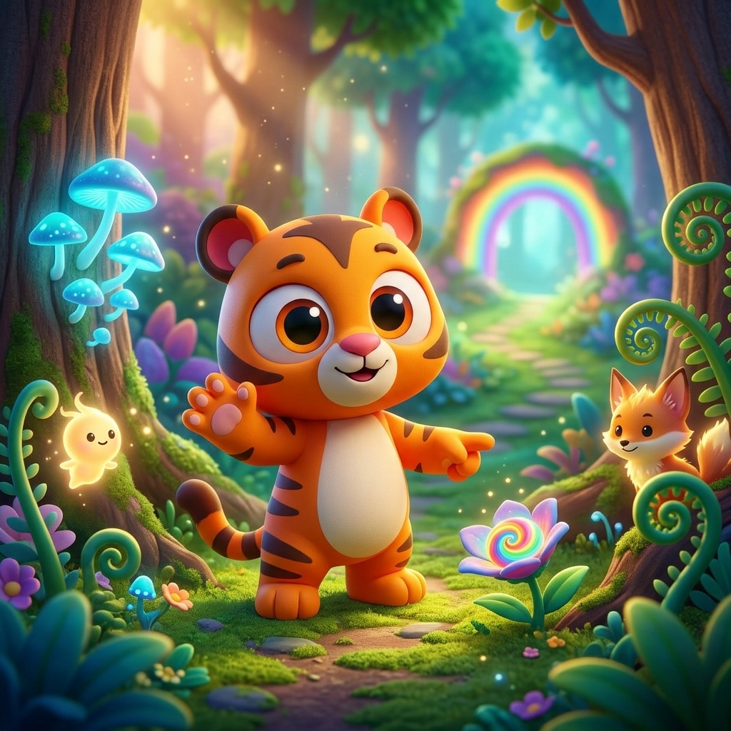 Zippy's Magical Nature Walk — scene from the story