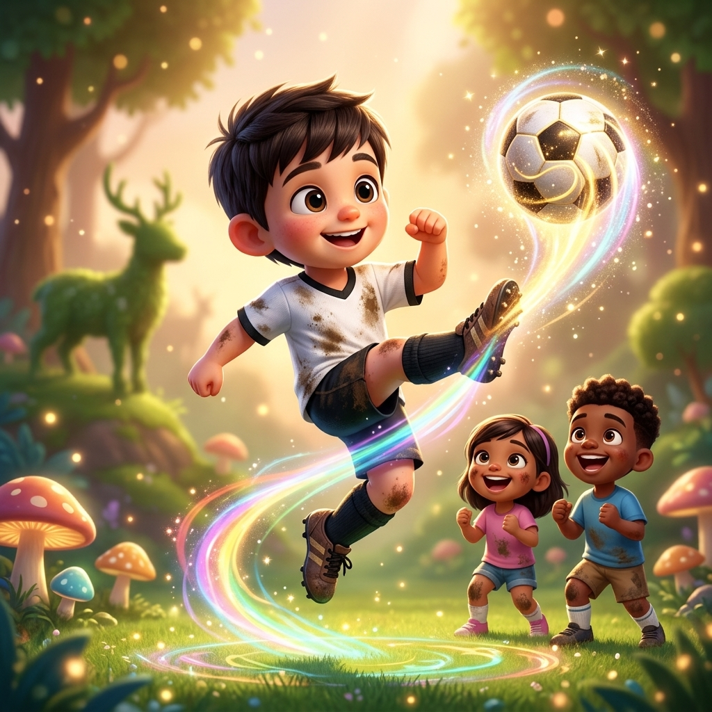 Kas Kicks To Glory — scene from the story