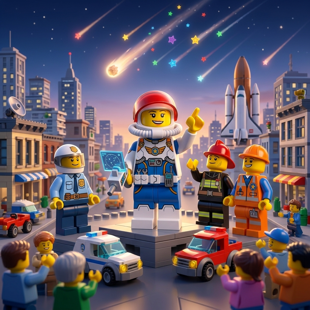 Heroes Save LEGO City — scene from the story