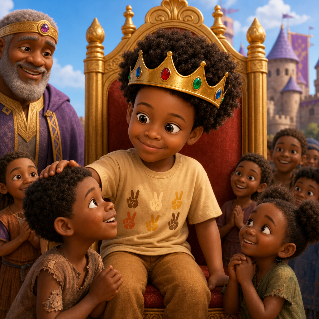 King Jah’El’s Kind Crown — scene from the story