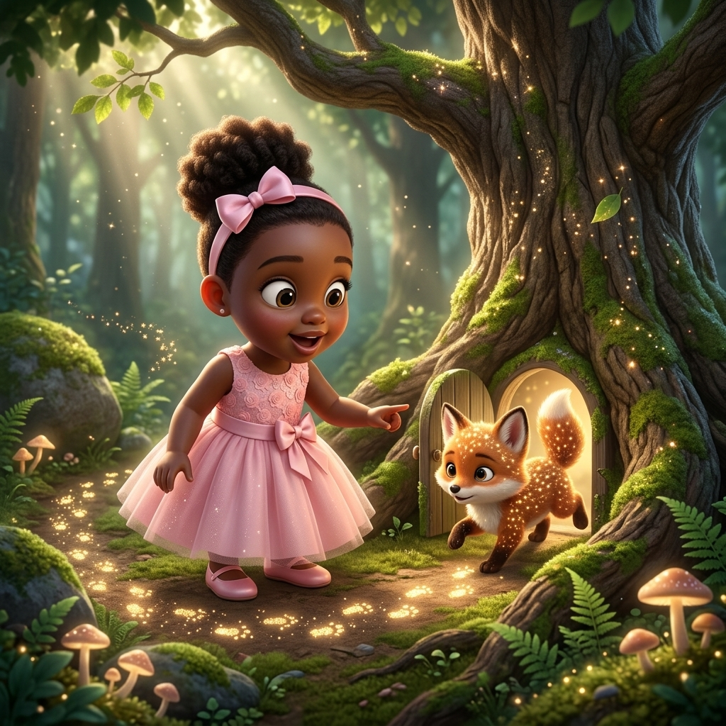 Bree Finds Sparkly Fox! — scene from the story