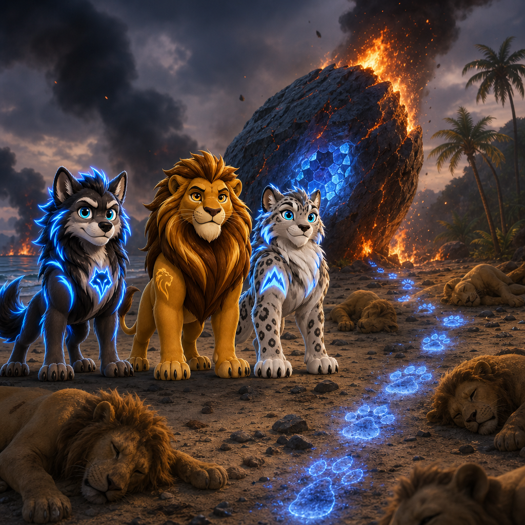 Meteor Mystery on Mimi — scene from the story