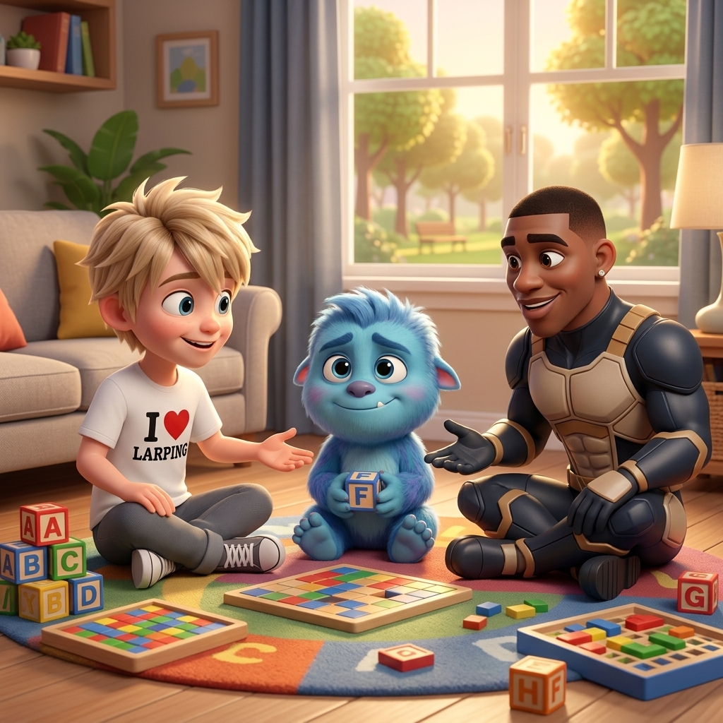 Stan Makes A Friend! — scene from the story