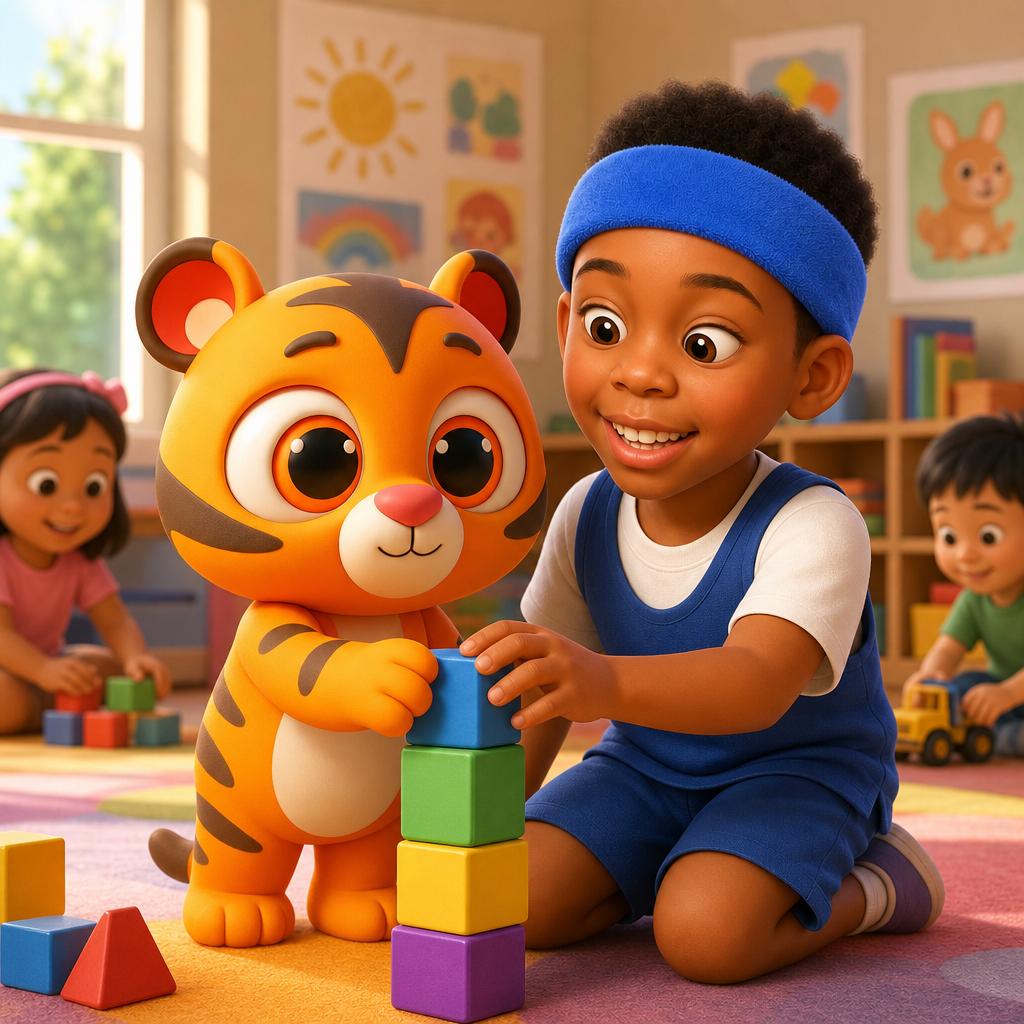 Zippy and Bryce Try Again — scene from the story