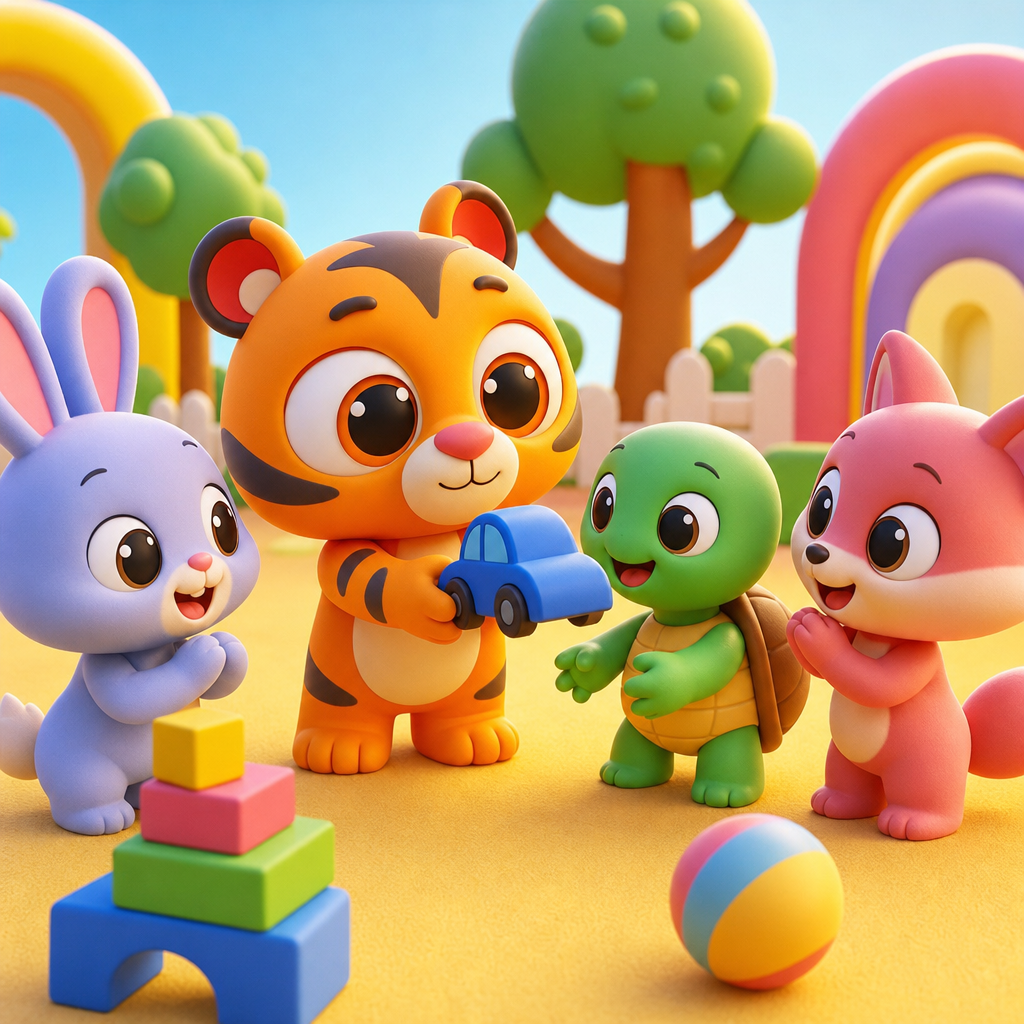 Zippy Shares the Fun — scene from the story