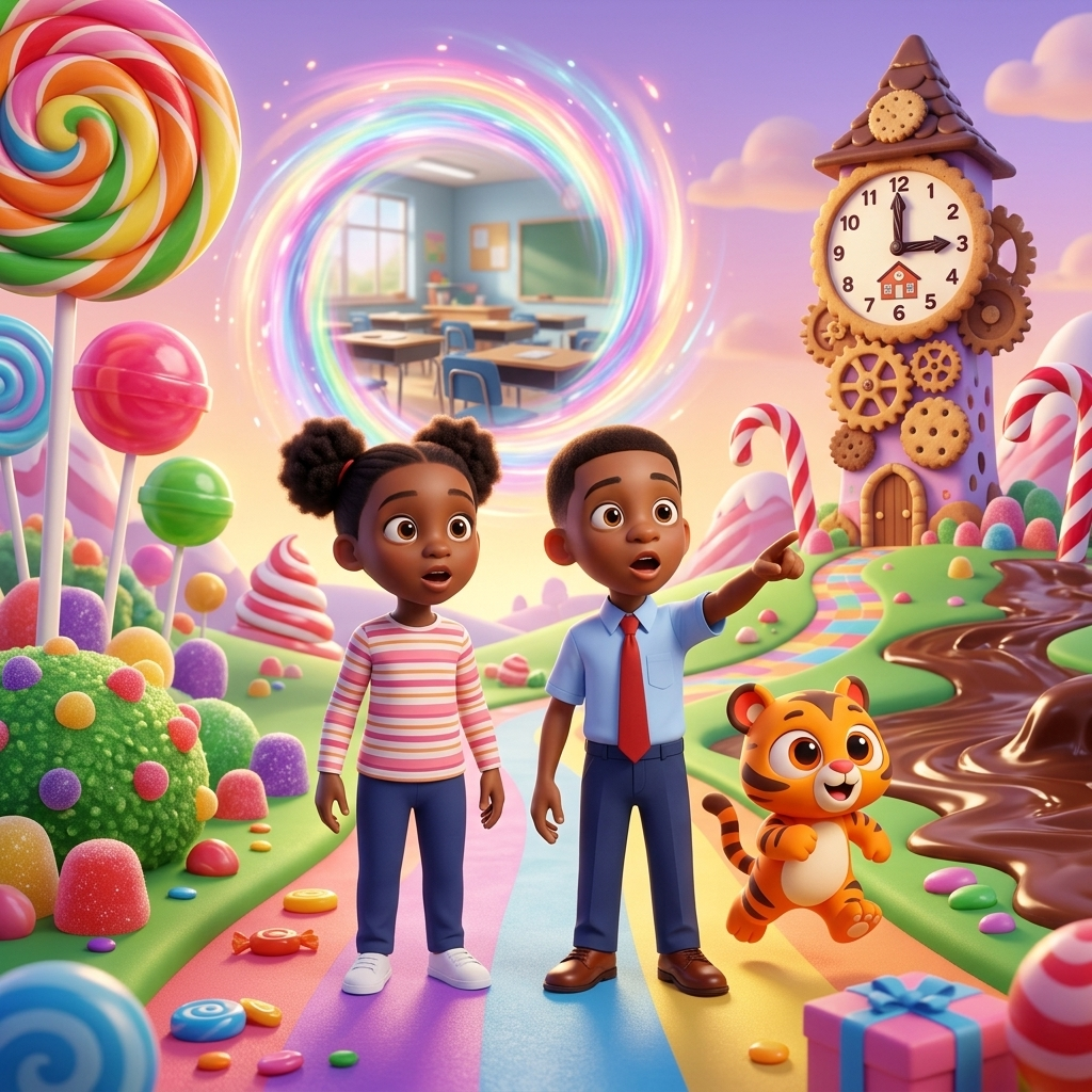 Sophie and Feranmi's Sweet Adventure — scene from the story