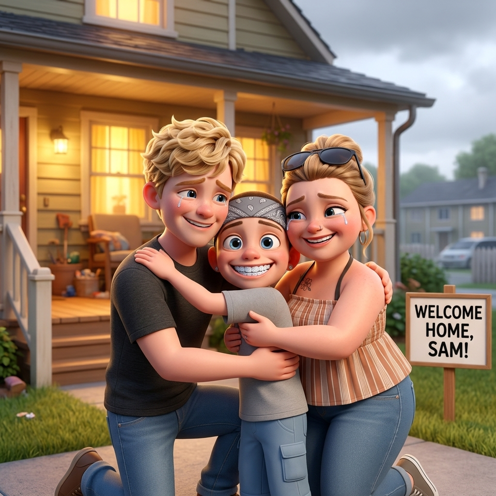 Sam Finds His Way Home — scene from the story