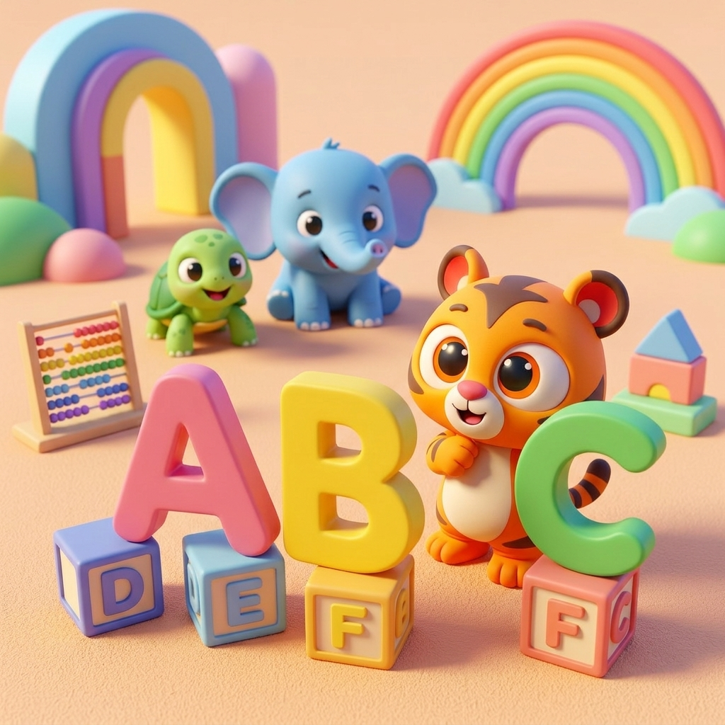 ABC Adventure With Friends — scene from the story