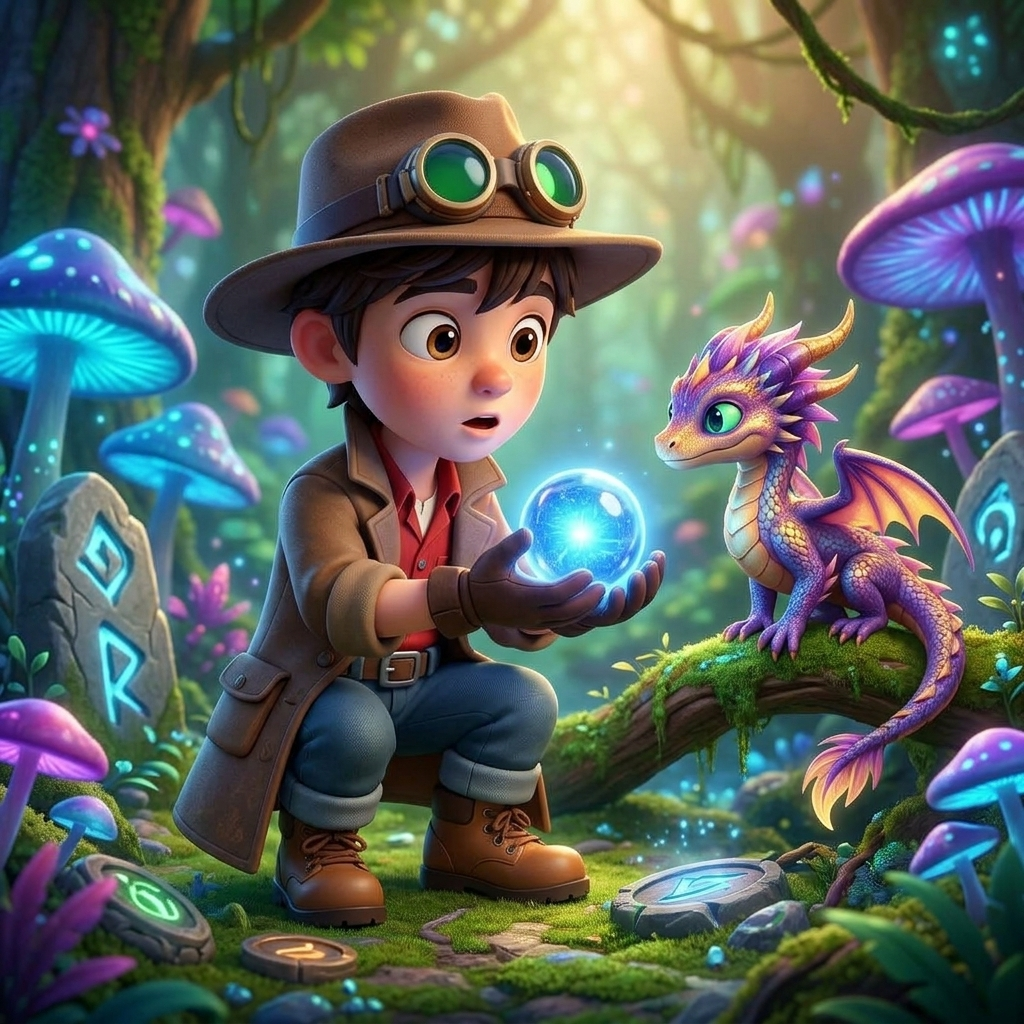 Jasper's Magical Creature Quest — scene from the story