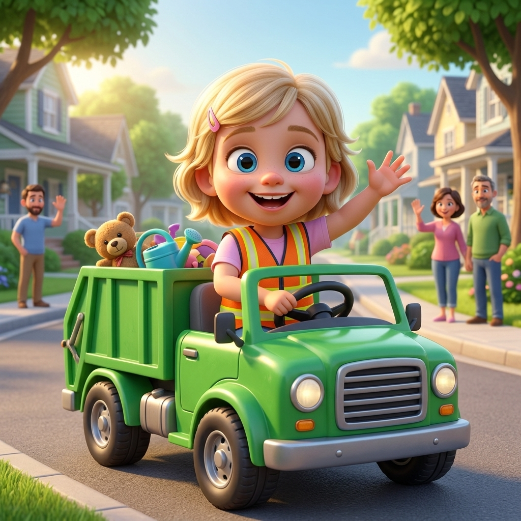 Abby's Treasure Truck Adventure — scene from the story