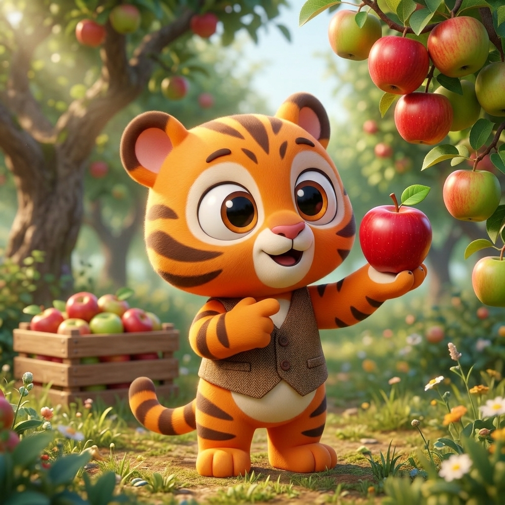 Barnaby's Apple Adventure — scene from the story