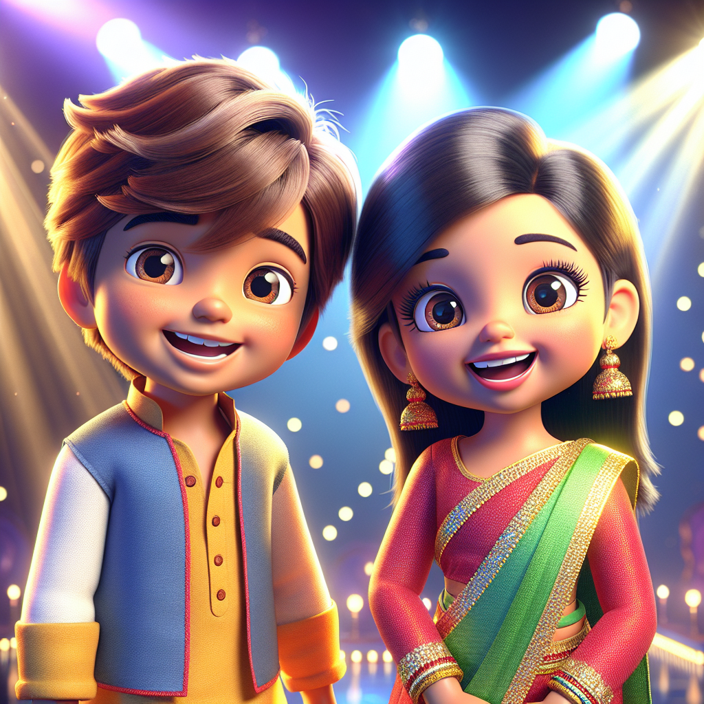 Saathvik and Apple's Adventure — scene from the story