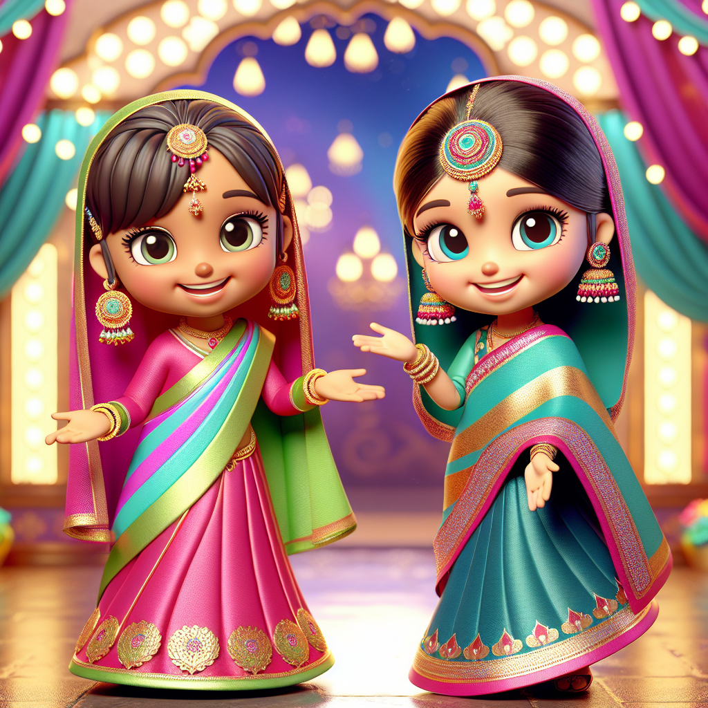 Nani and Apple's Treasure Adventure — scene from the story