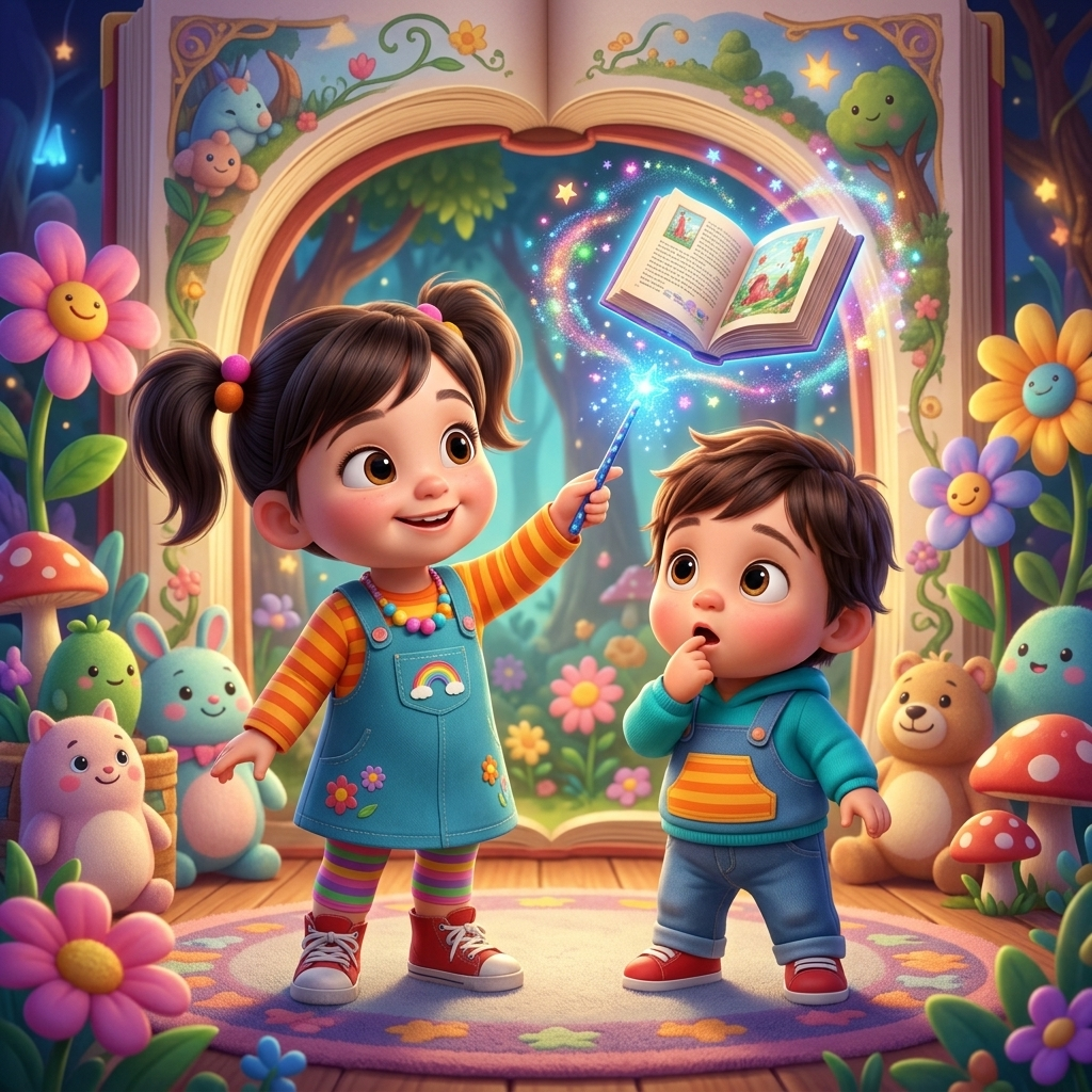 Kindora Stories Magic Intro — scene from the story