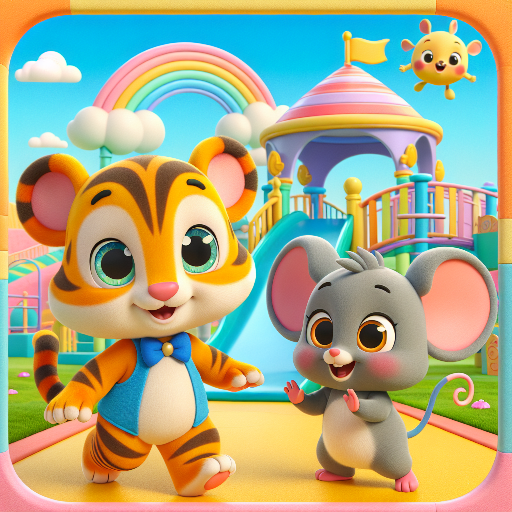 Zippy and Dan Explore Colors — scene from the story