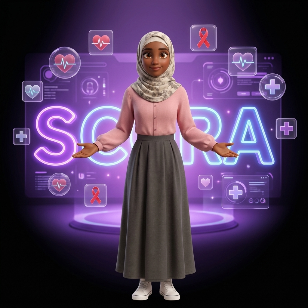 SCORA Saves the Day! — scene from the story